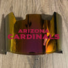 Arizona Cardinals Full Size Football Helmet Visor Shield Red Iridium Mirror w/ Clips - PICK LOGO COLOR