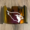 Arizona Cardinals Full Size Football Helmet Visor Shield Red Iridium Mirror w/ Clips - PICK LOGO COLOR