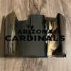 Arizona Cardinals Full Size Football Helmet Visor Shield Silver Chrome Mirror w/ Clips - PICK LOGO COLOR