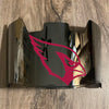 Arizona Cardinals Full Size Football Helmet Visor Shield Silver Chrome Mirror w/ Clips - PICK LOGO COLOR
