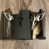 Arizona Cardinals Full Size Football Helmet Visor Shield Silver Chrome Mirror w/ Clips - PICK LOGO COLOR