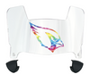 Arizona Cardinals Limited Edition Mini Football Helmet Visor Shield w/ Clips - PICK VISOR & LOGO COLOR