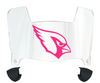 Arizona Cardinals Limited Edition Mini Football Helmet Visor Shield w/ Clips - PICK VISOR & LOGO COLOR