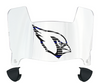 Arizona Cardinals Limited Edition Mini Football Helmet Visor Shield w/ Clips - PICK VISOR & LOGO COLOR