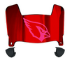 Arizona Cardinals Limited Edition Mini Football Helmet Visor Shield w/ Clips - PICK VISOR & LOGO COLOR