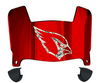 Arizona Cardinals Limited Edition Mini Football Helmet Visor Shield w/ Clips - PICK VISOR & LOGO COLOR
