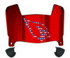 Arizona Cardinals Limited Edition Mini Football Helmet Visor Shield w/ Clips - PICK VISOR & LOGO COLOR