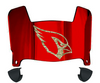 Arizona Cardinals Limited Edition Mini Football Helmet Visor Shield w/ Clips - PICK VISOR & LOGO COLOR