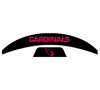 Arizona Cardinals MIDI Mid Size SpeedFlex Football Helmet Front & Back Bumper Decal Set - Pick Color