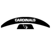 Arizona Cardinals MIDI Mid Size SpeedFlex Football Helmet Front & Back Bumper Decal Set - Pick Color