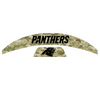 Carolina Panthers MIDI Mid Size SpeedFlex Football Helmet Front & Back Bumper Decal Set - Pick Color