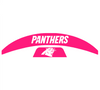Carolina Panthers MIDI Mid Size SpeedFlex Football Helmet Front & Back Bumper Decal Set - Pick Color