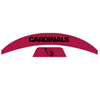 Arizona Cardinals MIDI Mid Size SpeedFlex Football Helmet Front & Back Bumper Decal Set - Pick Color