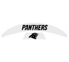Carolina Panthers MIDI Mid Size SpeedFlex Football Helmet Front & Back Bumper Decal Set - Pick Color