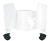 Arizona Cardinals Retro Throwback Mini Football Helmet Visor Shield w/ Clips - PICK VISOR & LOGO COLOR