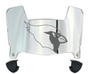 Arizona Cardinals Retro Throwback Mini Football Helmet Visor Shield w/ Clips - PICK VISOR & LOGO COLOR