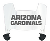 Arizona Cardinals Retro Throwback Mini Football Helmet Visor Shield w/ Clips - PICK VISOR & LOGO COLOR