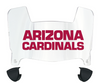 Arizona Cardinals Retro Throwback Mini Football Helmet Visor Shield w/ Clips - PICK VISOR & LOGO COLOR