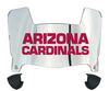 Arizona Cardinals Retro Throwback Mini Football Helmet Visor Shield w/ Clips - PICK VISOR & LOGO COLOR