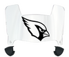 Arizona Cardinals Mini Football Helmet Visor Shield w/ Clips - PICK VISOR & LOGO COLOR