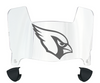 Arizona Cardinals Mini Football Helmet Visor Shield w/ Clips - PICK VISOR & LOGO COLOR