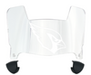 Arizona Cardinals Mini Football Helmet Visor Shield w/ Clips - PICK VISOR & LOGO COLOR