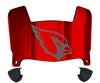 Arizona Cardinals Mini Football Helmet Visor Shield w/ Clips - PICK VISOR & LOGO COLOR