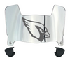 Arizona Cardinals Mini Football Helmet Visor Shield w/ Clips - PICK VISOR & LOGO COLOR