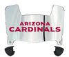 Arizona Cardinals Mini Football Helmet Visor Shield w/ Clips - PICK VISOR & LOGO COLOR