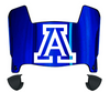 Arizona Wildcats Mini Football Helmet Visor Shield w/ Clips - PICK VISOR & LOGO COLOR