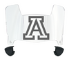 Arizona Wildcats Mini Football Helmet Visor Shield w/ Clips - PICK VISOR & LOGO COLOR