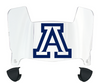 Arizona Wildcats Mini Football Helmet Visor Shield w/ Clips - PICK VISOR & LOGO COLOR
