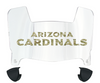 Arizona Cardinals Limited Edition Mini Football Helmet Visor Shield w/ Clips - PICK VISOR & LOGO COLOR