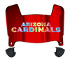Arizona Cardinals Limited Edition Mini Football Helmet Visor Shield w/ Clips - PICK VISOR & LOGO COLOR
