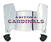 Arizona Cardinals Limited Edition Mini Football Helmet Visor Shield w/ Clips - PICK VISOR & LOGO COLOR