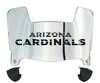 Arizona Cardinals Limited Edition Mini Football Helmet Visor Shield w/ Clips - PICK VISOR & LOGO COLOR