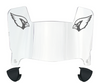 Arizona Cardinals Mini Football Helmet Visor Shield w/ Clips - PICK VISOR & LOGO COLOR