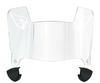 Arizona Cardinals Mini Football Helmet Visor Shield w/ Clips - PICK VISOR & LOGO COLOR