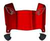 Arizona Cardinals Mini Football Helmet Visor Shield w/ Clips - PICK VISOR & LOGO COLOR