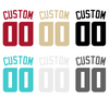 Arizona Diamondbacks Custom Name & Number Premium DieCut Vinyl Decal PICK COLOR & SIZE