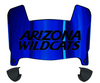 Arizona Wildcats Mini Football Helmet Visor Shield w/ Clips - PICK VISOR & LOGO COLOR