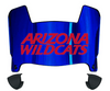Arizona Wildcats Mini Football Helmet Visor Shield w/ Clips - PICK VISOR & LOGO COLOR