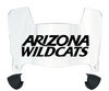 Arizona Wildcats Mini Football Helmet Visor Shield w/ Clips - PICK VISOR & LOGO COLOR