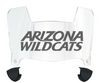 Arizona Wildcats Mini Football Helmet Visor Shield w/ Clips - PICK VISOR & LOGO COLOR