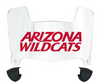 Arizona Wildcats Mini Football Helmet Visor Shield w/ Clips - PICK VISOR & LOGO COLOR