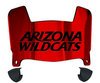 Arizona Wildcats Mini Football Helmet Visor Shield w/ Clips - PICK VISOR & LOGO COLOR