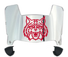 Arizona Wildcats Mini Football Helmet Visor Shield w/ Clips - PICK VISOR & LOGO COLOR