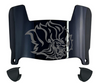 Arkansas Pine Bluff Golden Lions Mini Football Helmet Visor Shield w/ Clips - PICK VISOR & LOGO COLOR