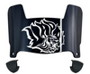 Arkansas Pine Bluff Golden Lions Mini Football Helmet Visor Shield w/ Clips - PICK VISOR & LOGO COLOR