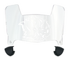 Arkansas Pine Bluff Golden Lions Mini Football Helmet Visor Shield w/ Clips - PICK VISOR & LOGO COLOR